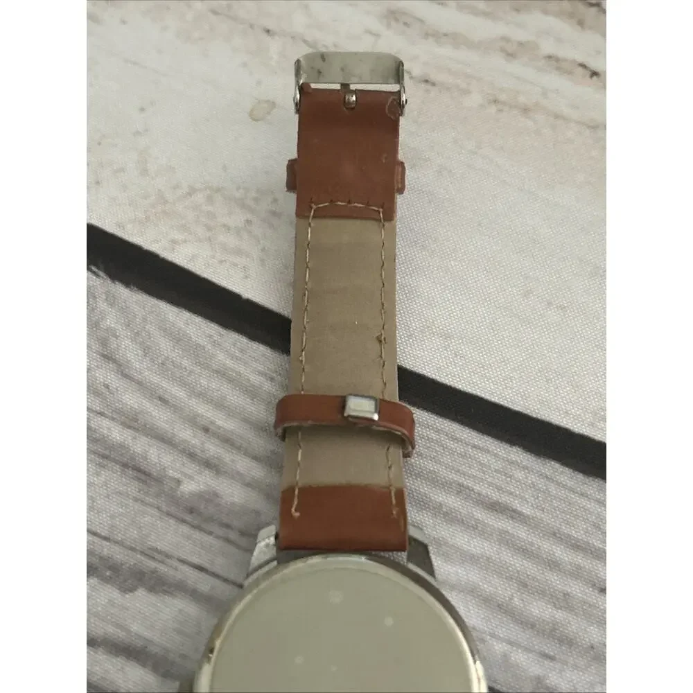 American Legion Silver Case Men’s Quartz Watch
